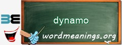 WordMeaning blackboard for dynamo